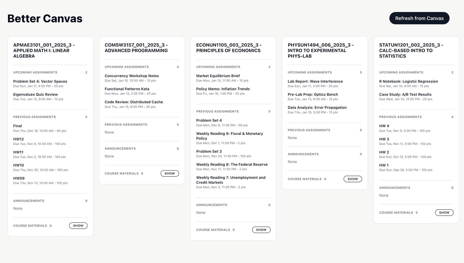Better Canvas preview